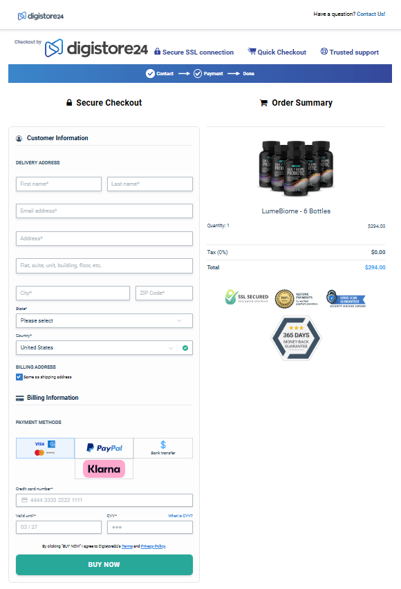LumeBiome official website